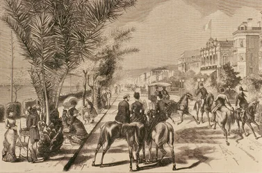 Promenade des Anglais, Nice, 1880